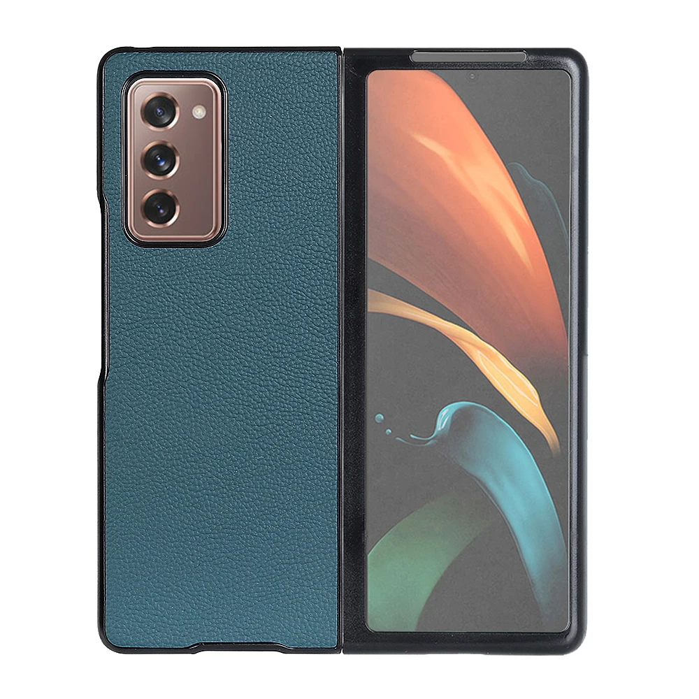 

Роскошный кожаный защитный чехол FLOVEME для Huawei MATE X2, деловой чехол для Huawei MATE X2, чехлы из натуральной кожи