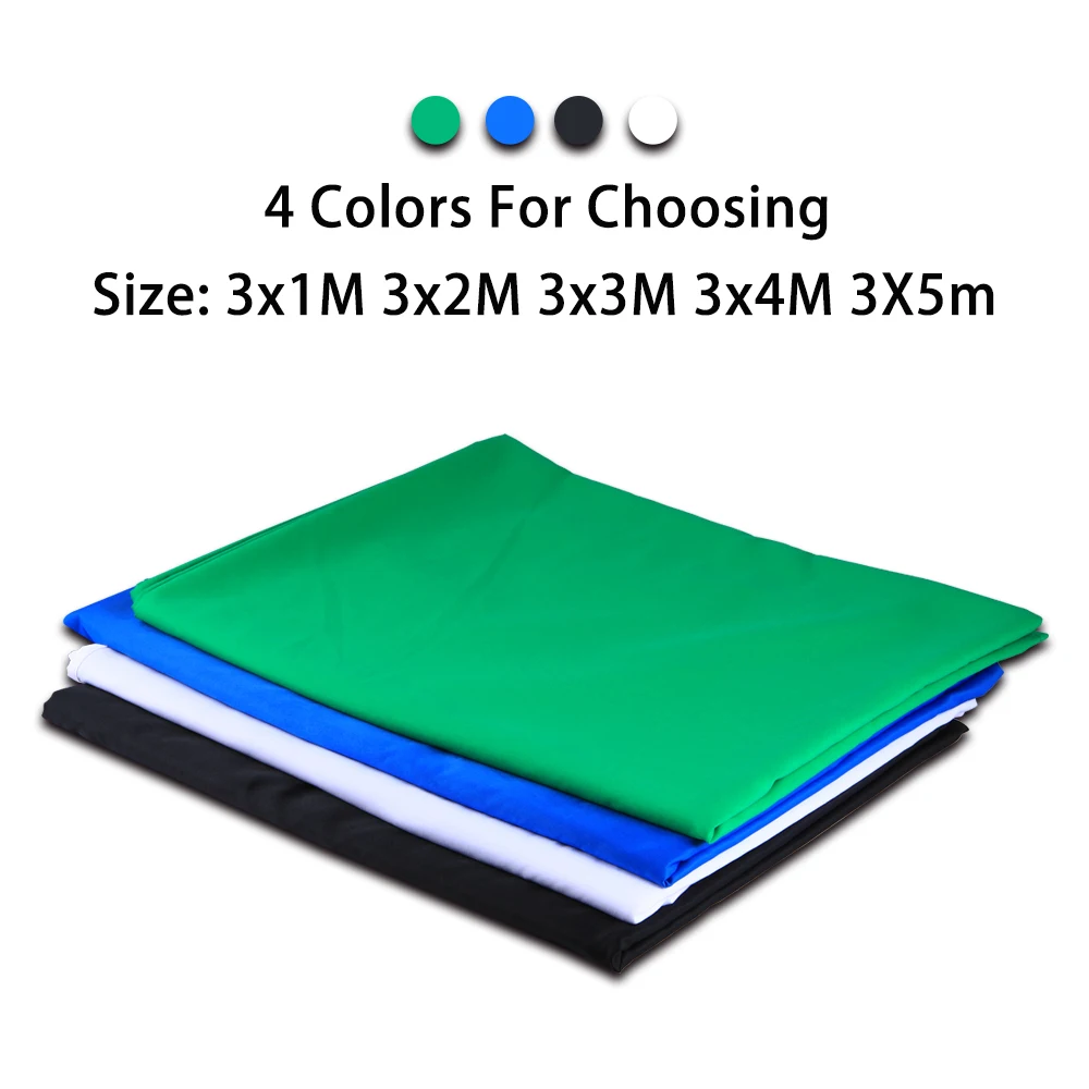 Background for Photography Polyest Backdrop Green Screen + 4 Clamps Photo Kit Video Studio Shooting | Электроника