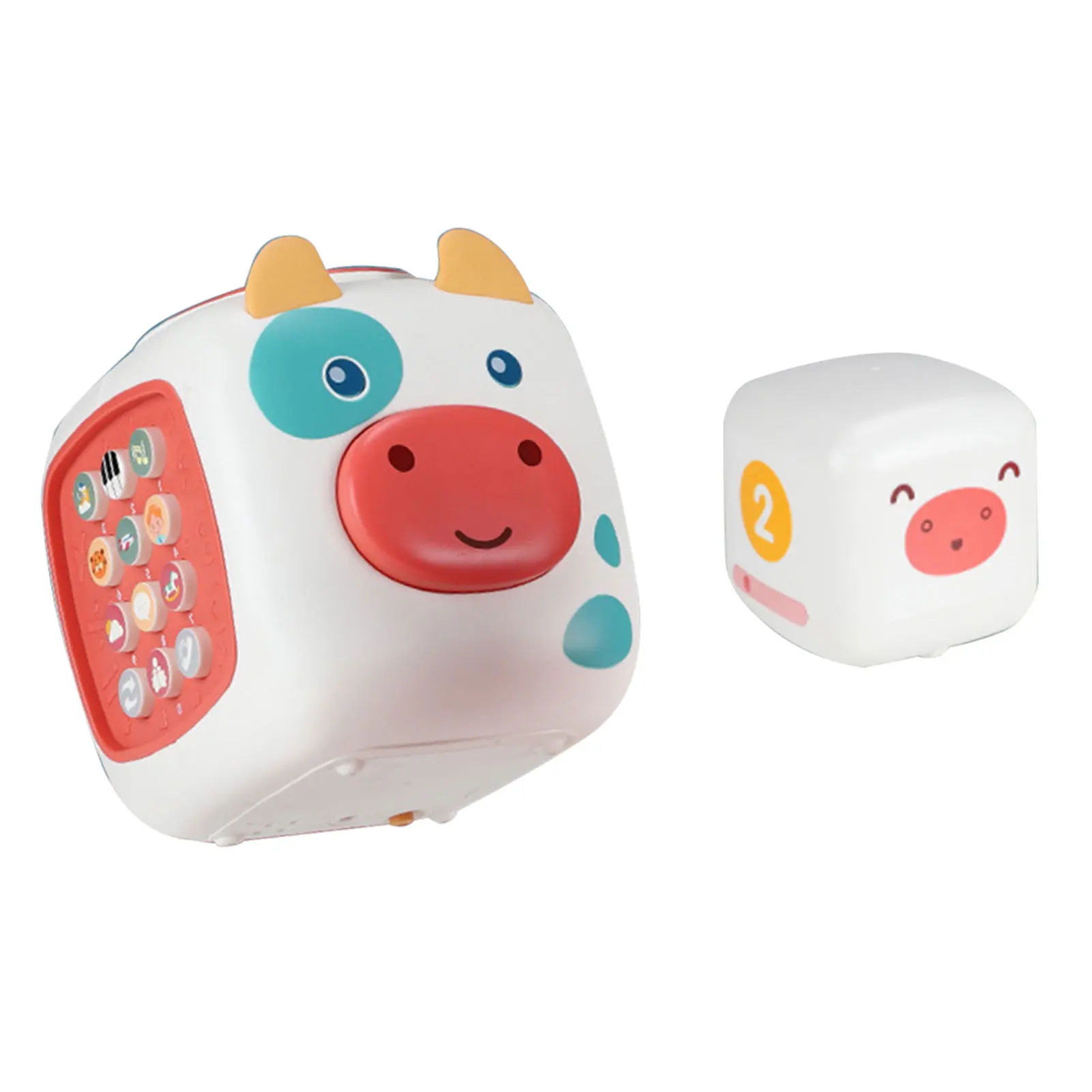 

Playing Toddler For Kids Music Animal Early Learning Development Cute Gift Colorful Educational Toy Parents Children Pig Cow