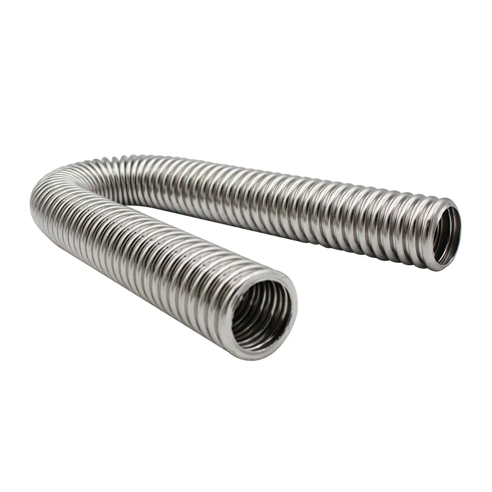 Универсальный гибкий шланг радиатора из нержавеющей стали с хромированной