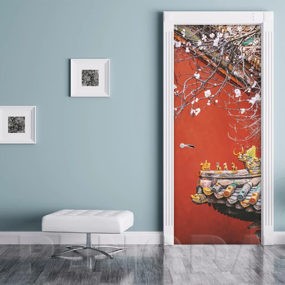 Домашний декор 3D наклейки строительная картина в китайском стиле самоклеящаяся