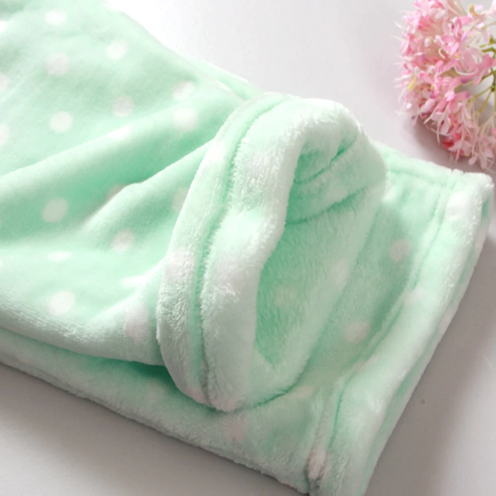 Зимняя Пижама домашние штаны для женщин эластичные брюки Свободные Теплые