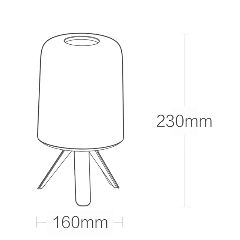 Прикроватная лампа Xiaomi Youpin Smart Home светильник в минималистском стиле с размытым
