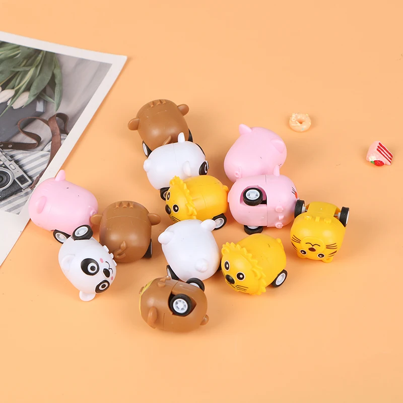 

1PC Cute Animal Pull Back Car Tiger Inertia Car Toys Children's Boys Girls Interesting Kids Gifts Toy