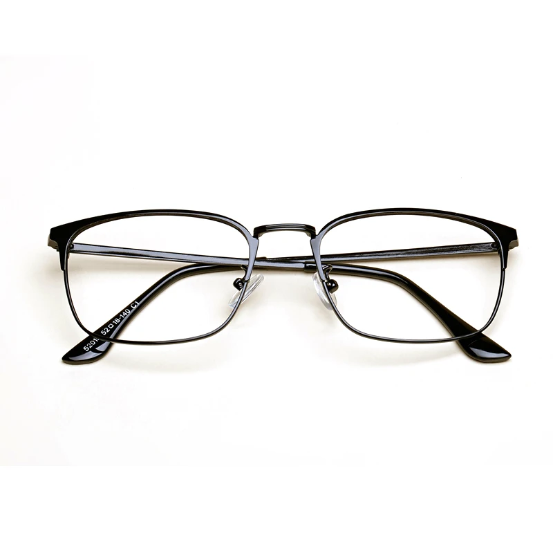 2020 квадратная оправа для очков мужчин и женщин ретро полностью металлические
