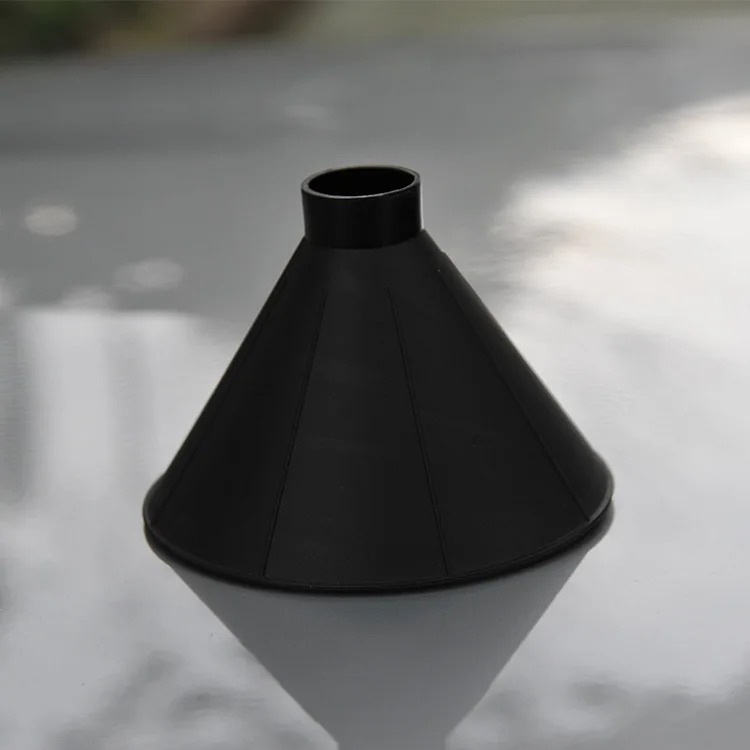 Black large funnel Волшебное окно лобовое стекло автомобиля скребок для льда в форме конуса Воронка инструмент для удаления снега скребок круглый очиститель снега - Цвет: Black large funnel