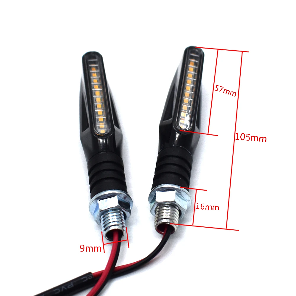 Универсальный фонарь для мотоцикла с поворотными сигналами мигающий
