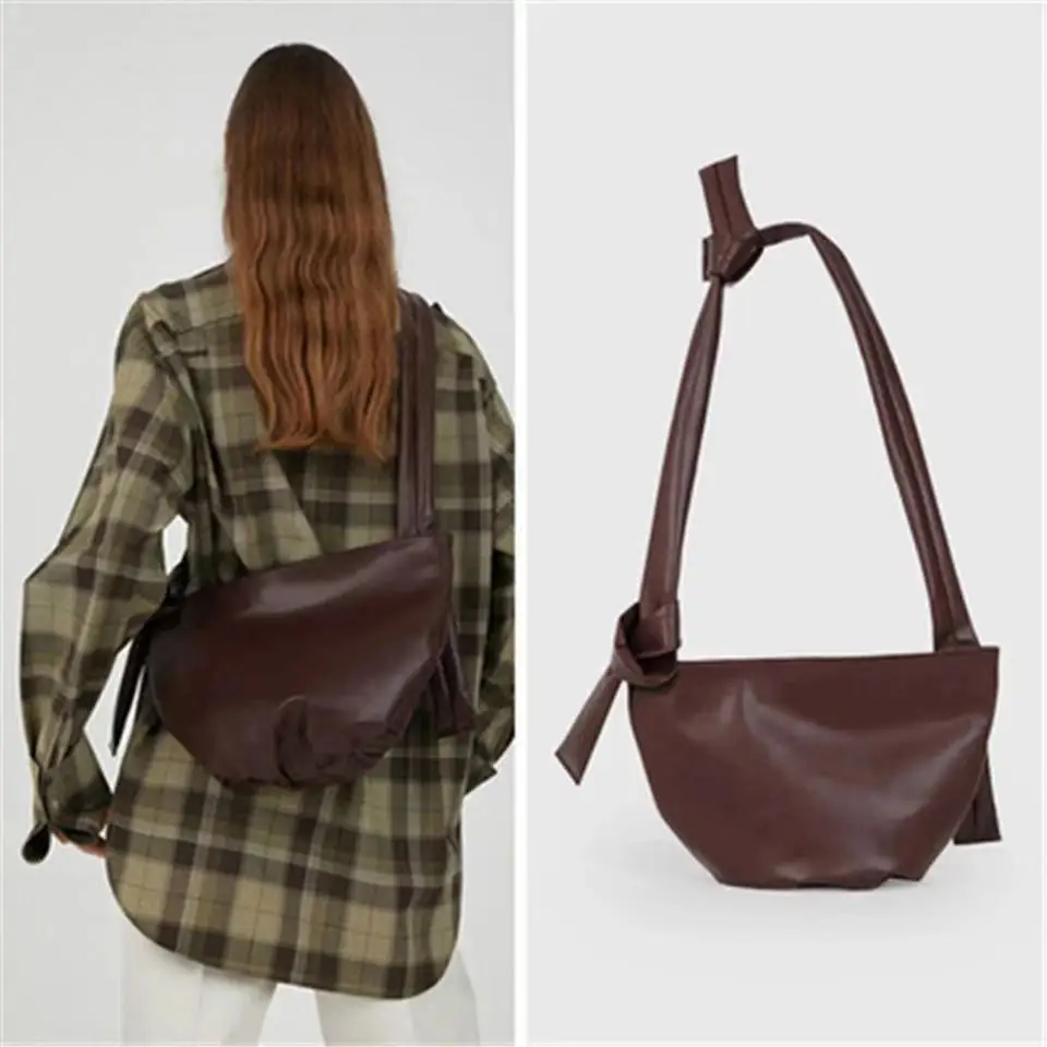 Брендовая женская кожаная сумка мессенджер дизайнерская мягкая дорожная