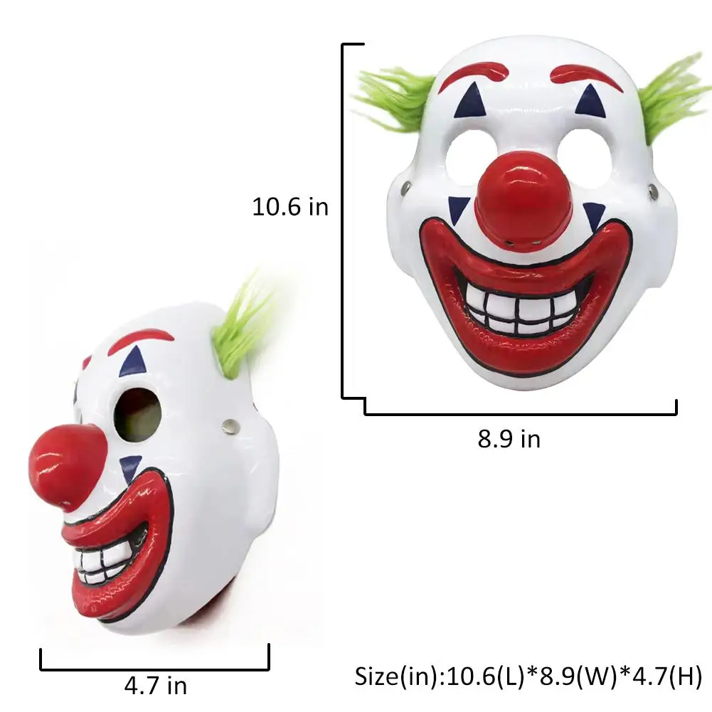 Clwon Joker Joaquin маска Феникса косплей реквизит ПВХ Бэтмен Хэллоуин маски Джокер