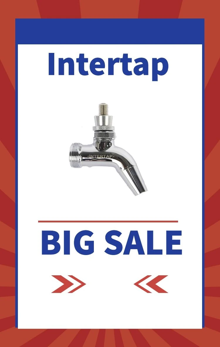 BEER TAP-высококачественный SS INTERTAP TAP только-Бесплатная ручка касания в комплекте