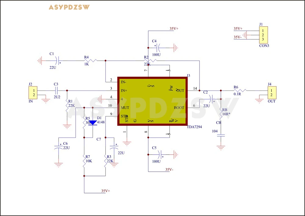 ZEROZONE стерео TDA7294 Усилитель мощности 68 Вт + PCB/DIY комплект/готовая плата |
