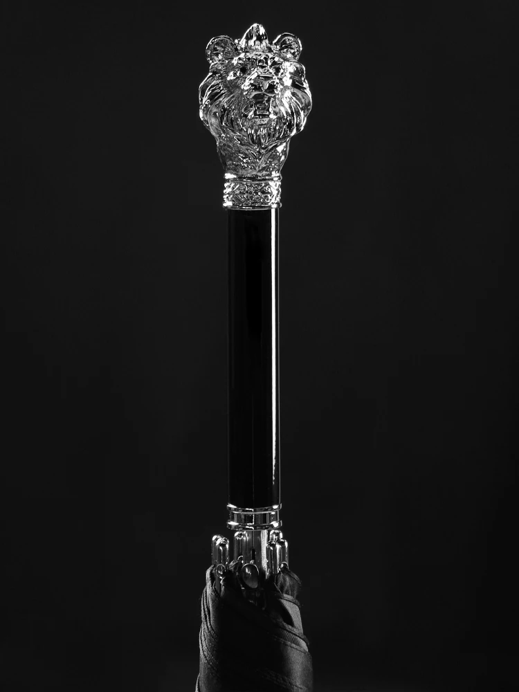 Offerte Ombrello Di Grandi Dimensioni Con Manico Lungo Ombrello Di Lusso In Metallo Antivento Per Uomo Parapluie Prodotti Per La Casa EI50UA