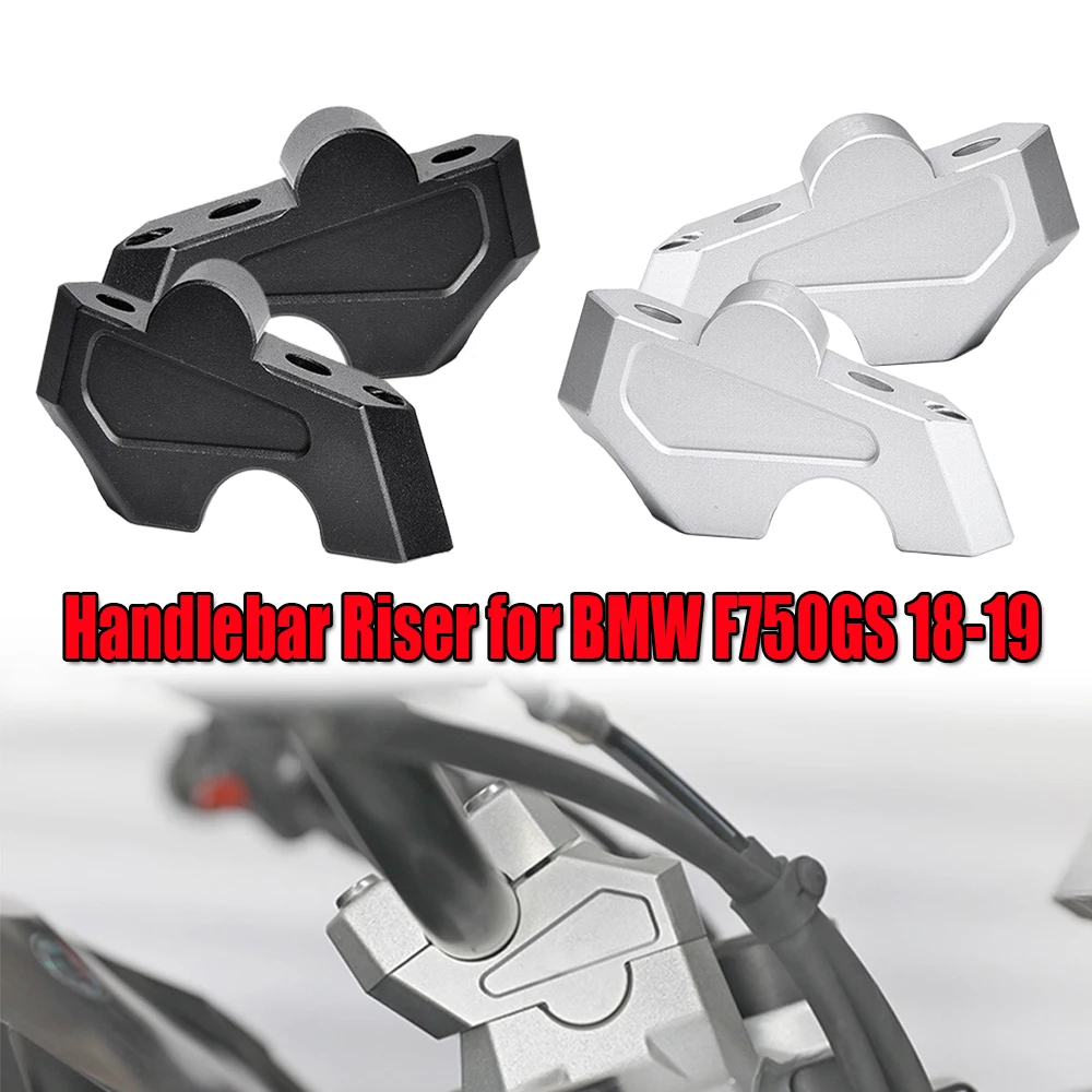 

F750GS F750 GS 2018 2019 2020 Motorcycle Handlebar Risers Clamp Height Up Backward Extend Adapters for BMW F750GS handle bar