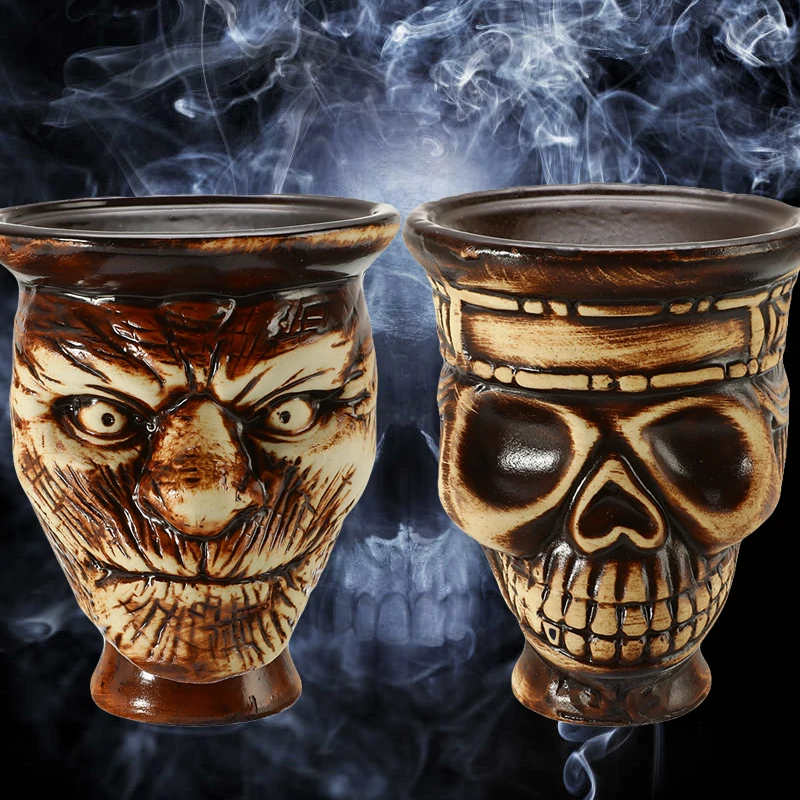 Новый кальян с черепом табак для кальяна чаша Narguile ч Cachimbas Керамика держатель