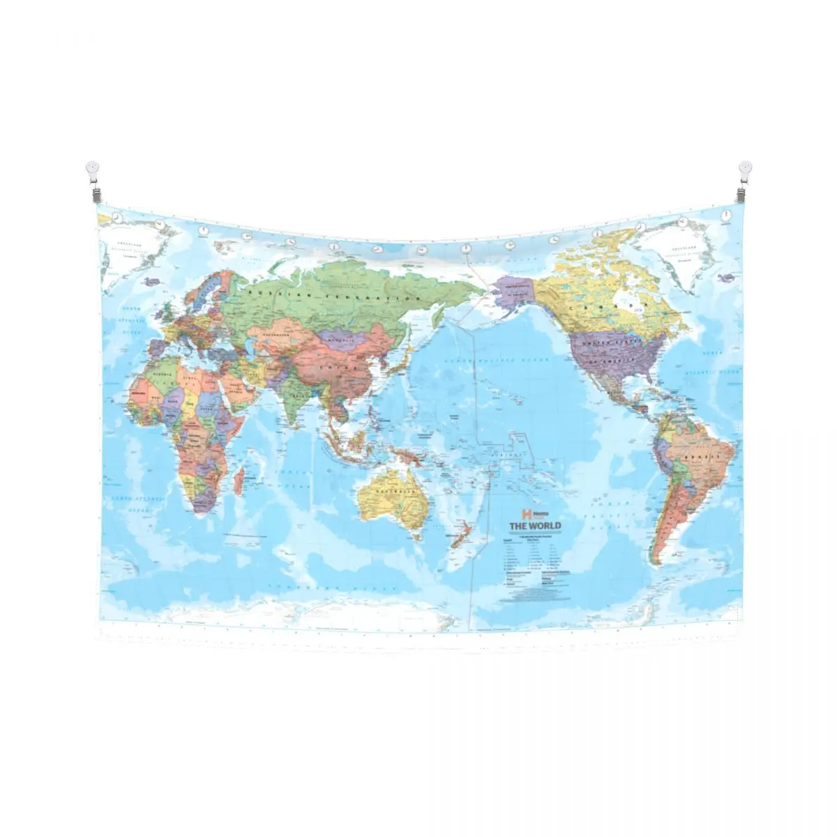 

World Map/U.S. Map Tapestry Dormitory Decoration Tapestry 152x102cm