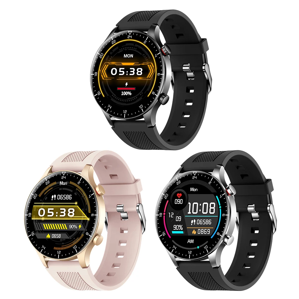 

NY19 Waterproof Ultra-thin Fitness Tracker Smart Watch Bluetooth-compatible 5.0 1.3 inch Heart Rate Blood Pressure Monitor Sport