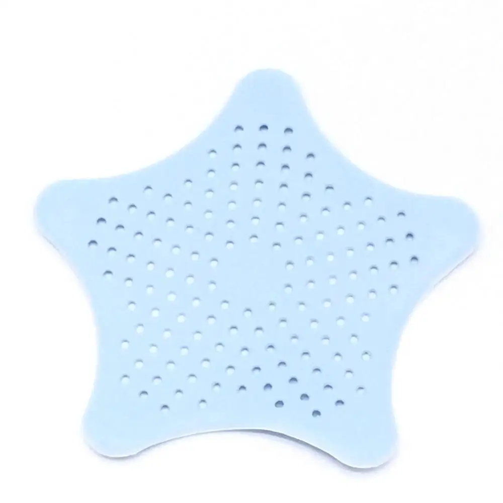 

Kitchen Accessories Tools Silicone Sink Drain Bathtub Hair Filter Creative Star Sewer Outfall Strainer Kitchen Filter Gadgets