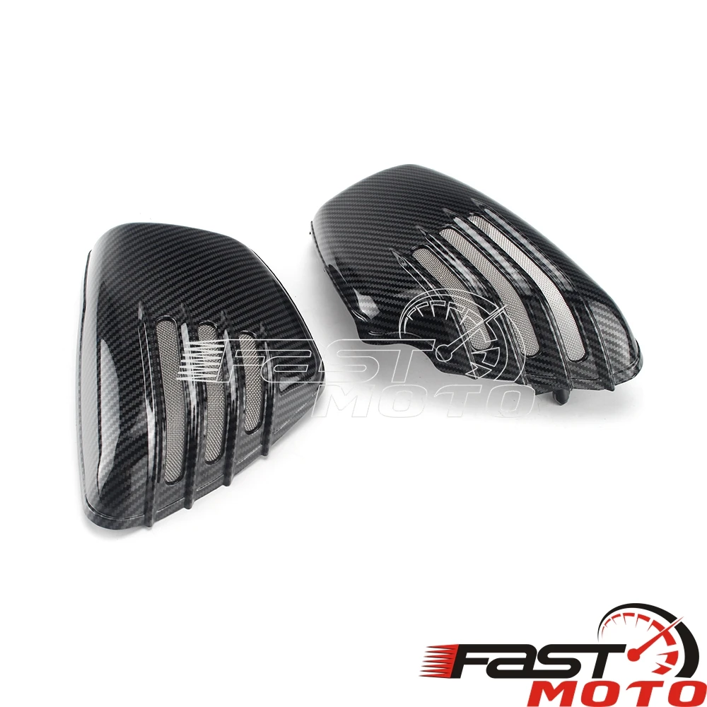 Обтекатель для аккумулятора мотоцикла черный хромированный углеродный Yamaha XV700 750