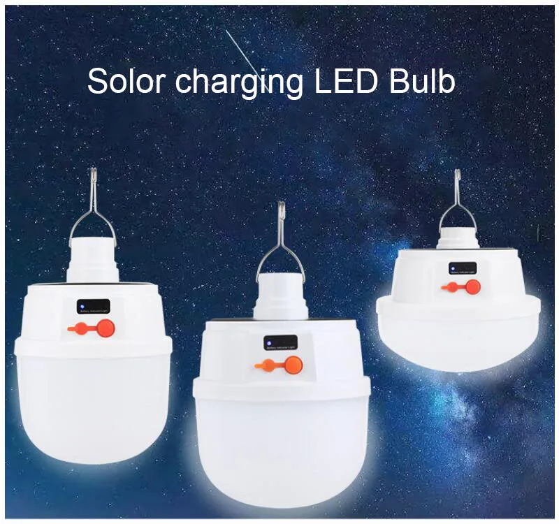 Светодиодный аварийный светильник на солнечной батарее перезаряжаемый