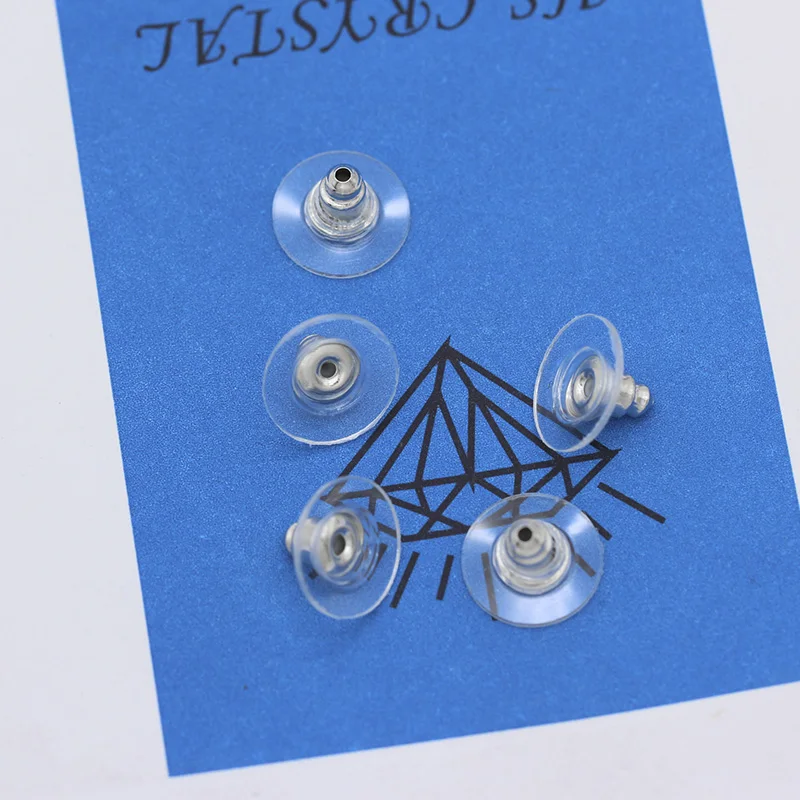 100 шт. kc Золотые/никелевые металлические Биг-дисковые Заглушки для ушей