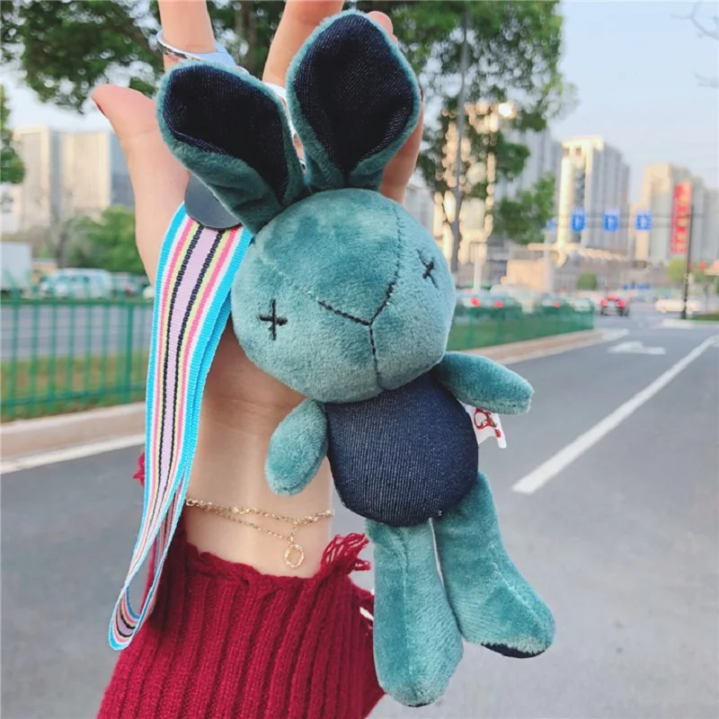 2020 креативный ковбойский брелок с кроликом для девочек ручной ремешок сумка