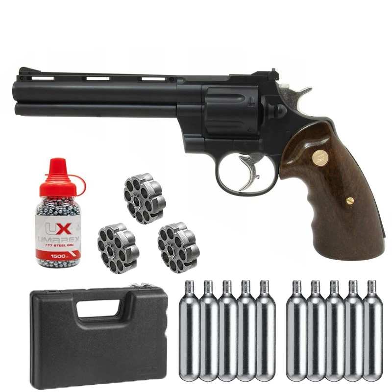 

Pistolet Rewolwer ASG GG R-357 Black Revolver Lead Bullet Toy Gun Lead Bullet Wall Tin Logo Gun Bullet Air Gun Metal Wall Sign