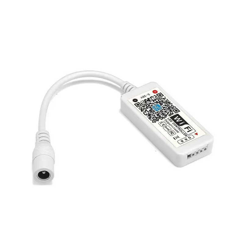 Светодиодный wifi RGB RGBW контроллер DC 5 в 12 В 24 в музыкальный контроллер от Amazon Alexa домашний телефон wifi светодиодный контроллер для светодиодной ленты 5050
