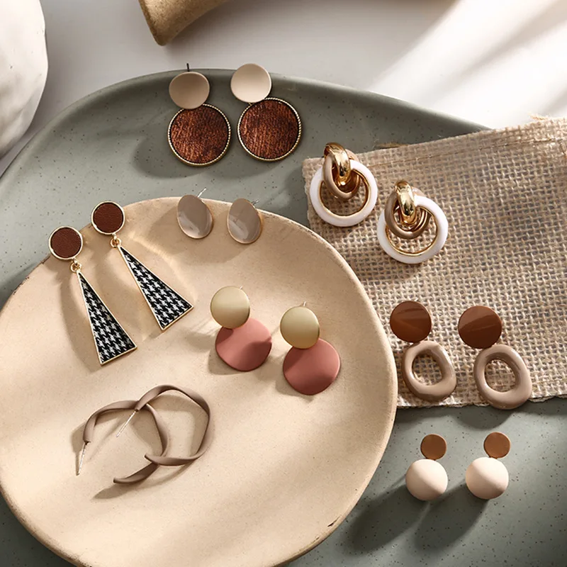 Женские серьги подвески в Корейском стиле|Серьги-подвески| |