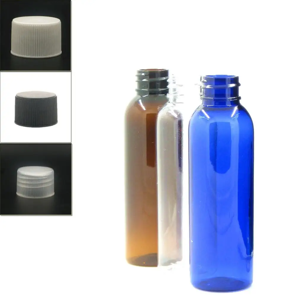 Пустая круглая пластиковая бутылка cosmo 60 мл/г 2 унции прозрачная/Янтарная ПЭТ с