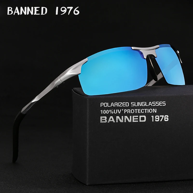 Солнцезащитные очки с пружинными петлями uv400 для мужчин и женщин поляризационные