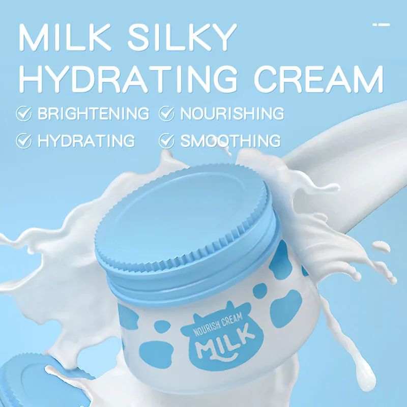 55 г молочная основа для лица крем питательный увлажняющий дневной Осветляющий