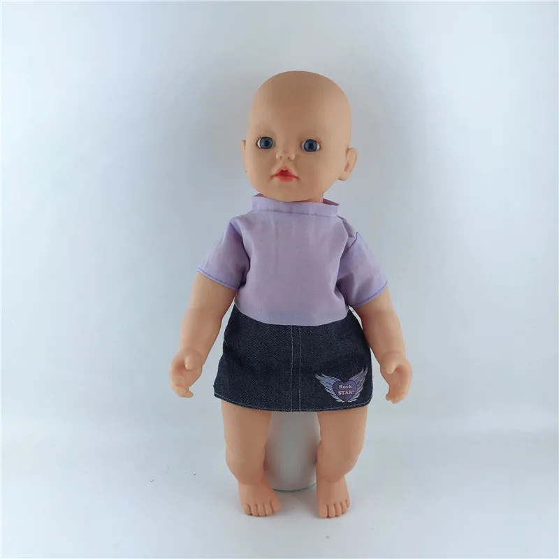 Зеленый Одежда для одежды 32 см My little Bayby Born Doll 13 дюймов куклы одежда(продается только одежда - Цвет: Зеленый
