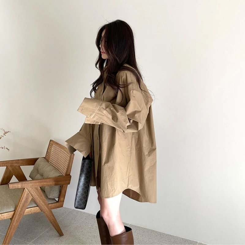 

Women Blouse Cotton Shirt and Blouse Plus Size Women Clothing Korean Chic Casual Shirt Blusas Mujer De Moda 2021 Tops