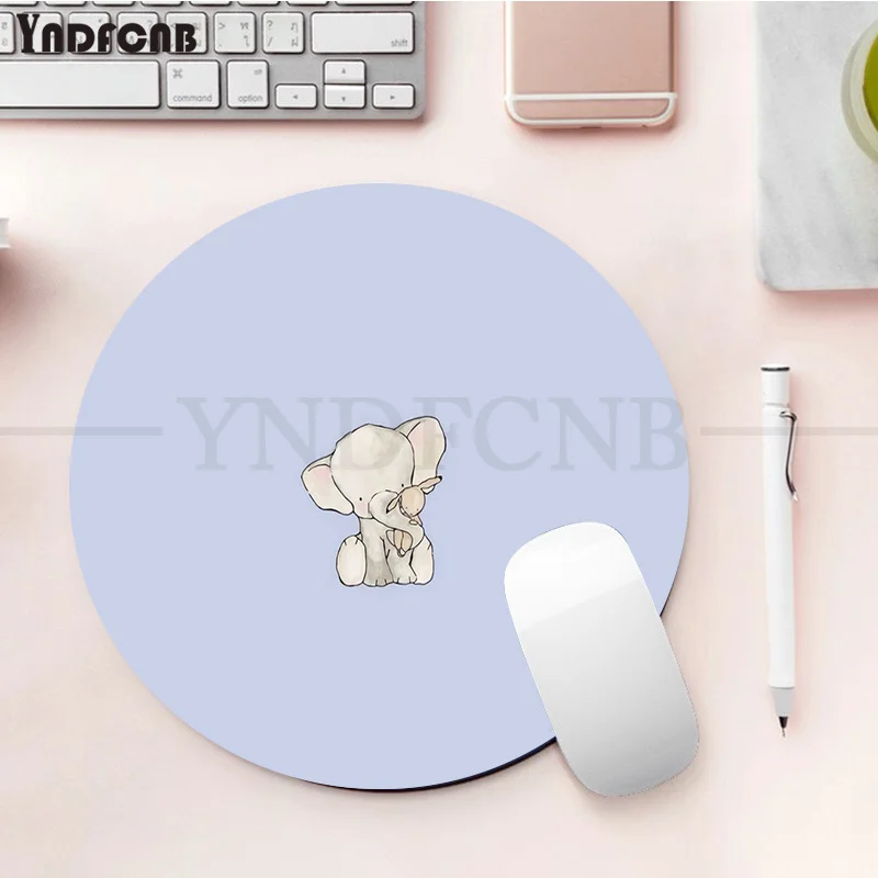 

YNDFCNB Animals Draw Elephant and Hare Natural Rubber Gaming mousepad Desk Mat gaming Mousepad Rug For PC Laptop Notebook