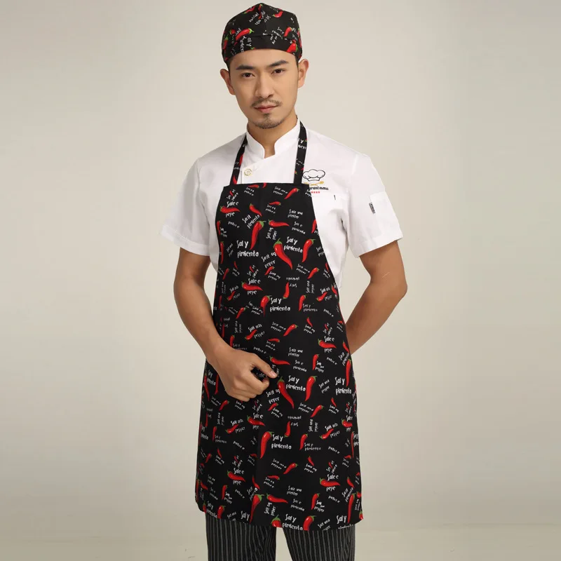 

Fashionable And Beautiful Apron Waterproof And Antifouling Four Seasons Universal Kitchen Apron Party Cooking Sleeveless Apron