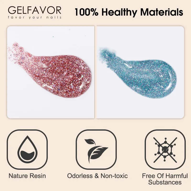 Полигель для наращивания ногтей GELFAVOR 15 мл Гель-лак маникюра удаляемый