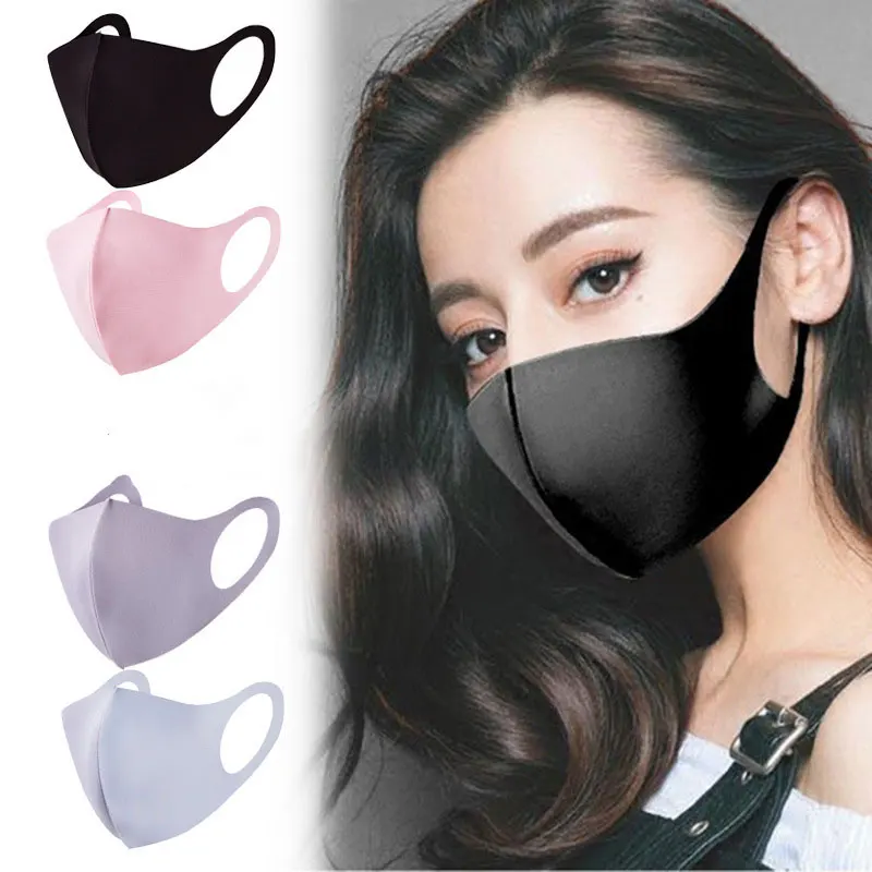 3 шт. Творческий Ice Silk хлопок крепления маски с ушками пылезащитные