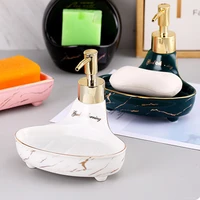 150ml ceramic liquid storage bottle hand washing dispenser soap dish bathroom sanitizer shampoo empty refill sub bottling