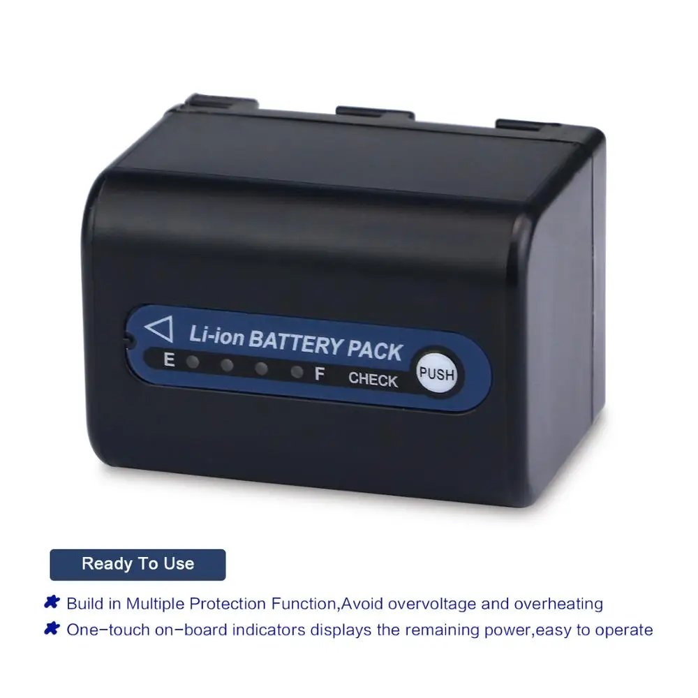 MELASTA 7 2 V 3000mah литий ионная батарея для Sony NP QM70 QM71D FM50 FM30 Φ Camera|li-ion battery|battery for sonybattery |