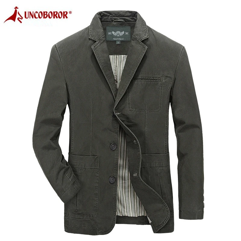 Мужской Блейзер на каждый день куртки для мальчиков весенне осенние хлопковые