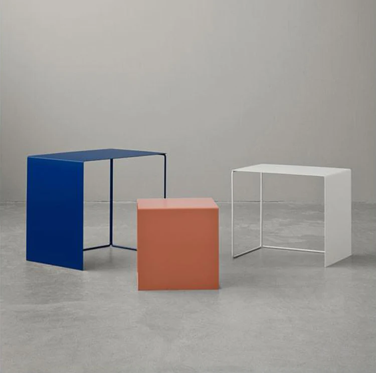 Простой чайный столик современный скандинавский Железный край уголок