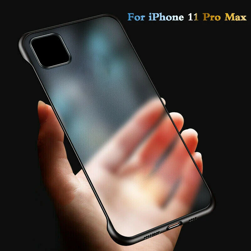Ultra Thin Frameless Case Transparent Matte Phone Cover for iPhone 11 Pro Max VH99 | Мобильные телефоны и аксессуары