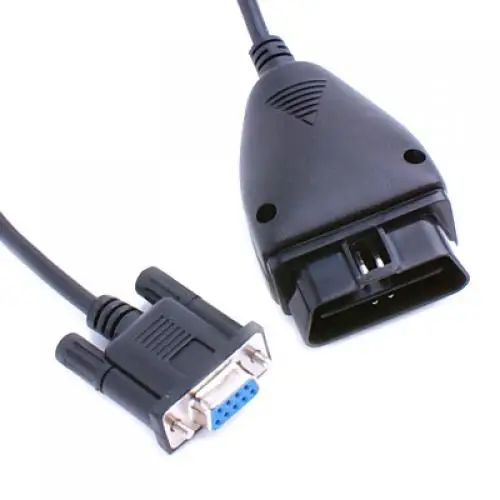 OBD2 16Pin к DB9 9pin последовательный порт RS232 Кабель адаптер автомобильный