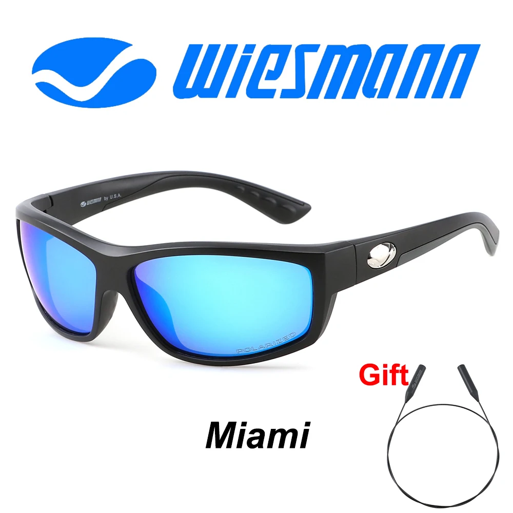 Новые поляризованные солнцезащитные очки WIESMANN для рыбалки Майами морского