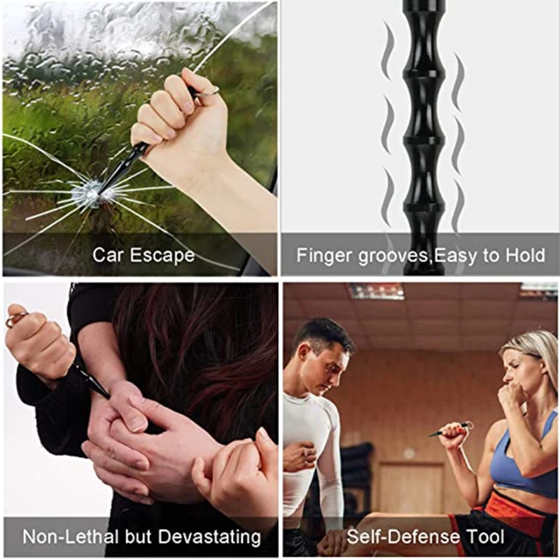 

Safety Keychain Set for Women and Kids 9 Pcs Safety Keychain Accessories with Safe Sound Personal Alarm-Multicolor