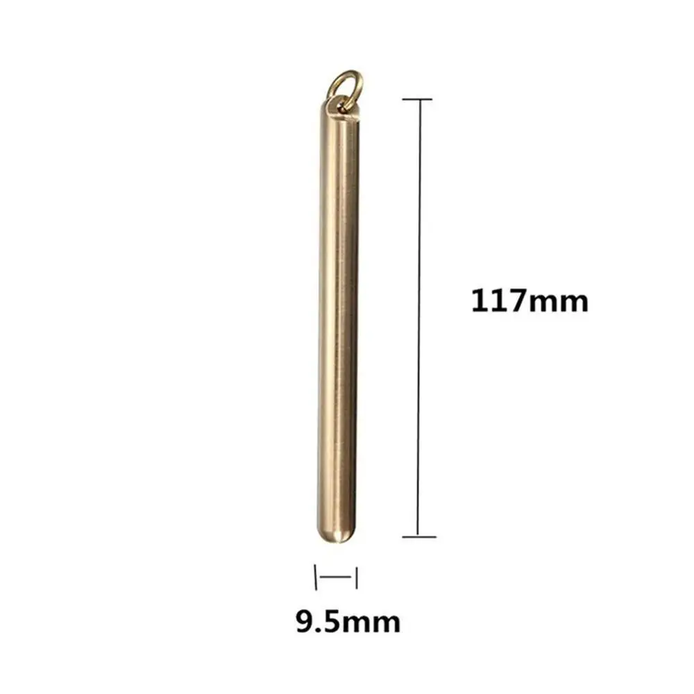 

Black Ink Explosion-proof Brass Handmade Signature Pure Neutral Retro Pen Water Pen Copper Pen Pen A3W0