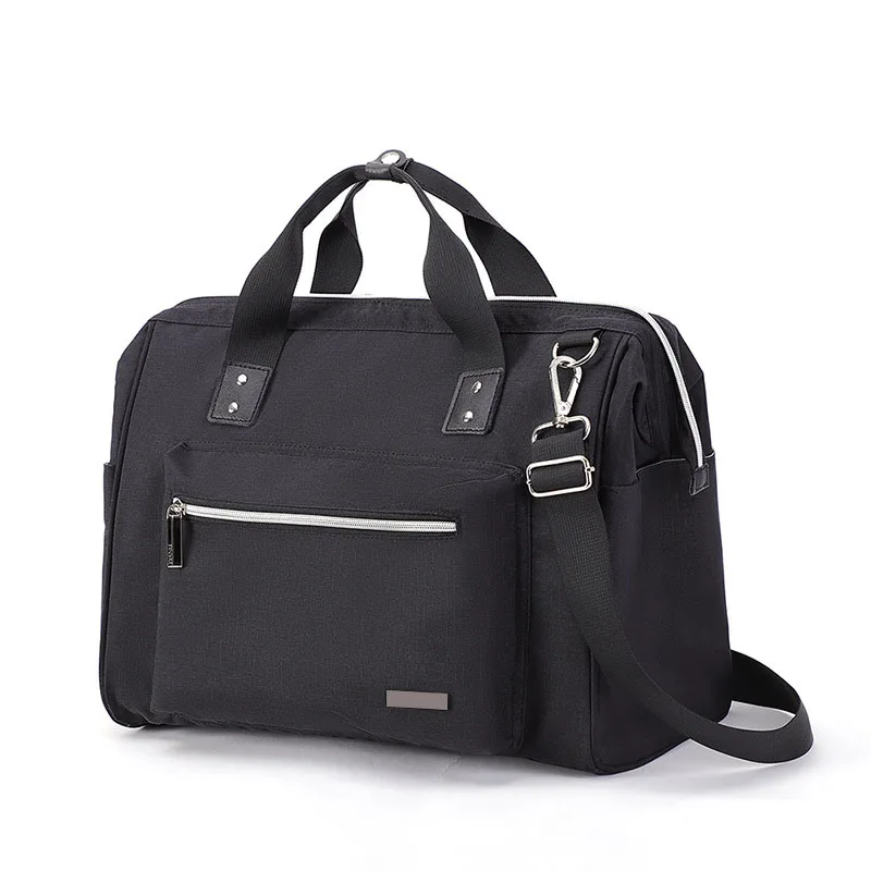 

Business Men's And Women's Handbags Solid Color Briefcase Large-Capacity Zipper Travel Bag JT450050