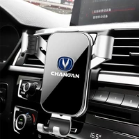 car phone holder air vent clip mount mobile cell stand smart phone gps gravity holder for changan cs35 cs75 cs85 cs95 cs15 cs55