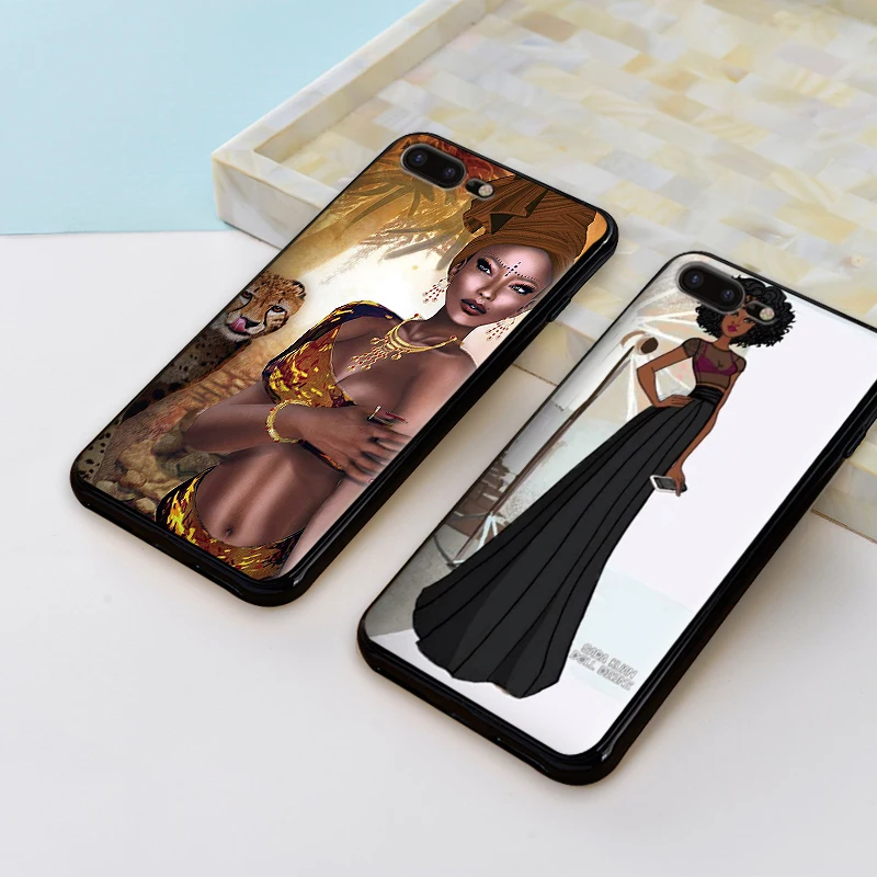 В африканском стиле для Xiaomi mi 9T A3 PRO 8 A2 LITE 9 SE 6X X 2S 3 F1 CC9E CC9 роскошный черный чехол