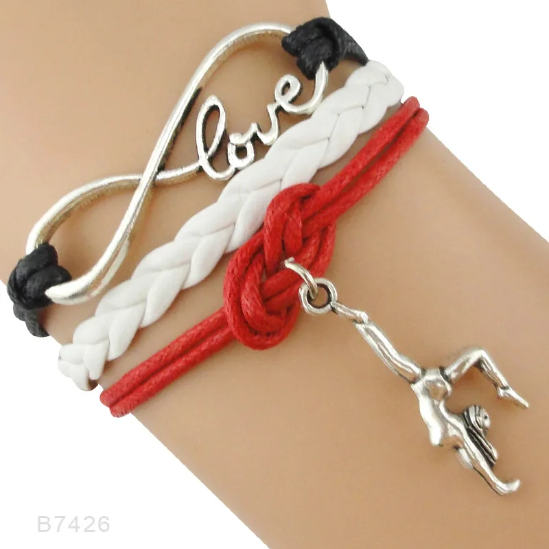 Бесконечность любовь фанаты гимнастики модные ювелирные изделия лучший подарок